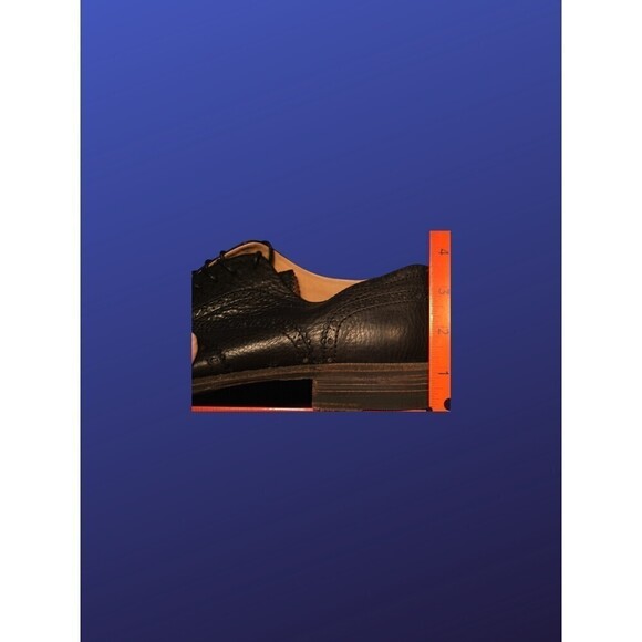 BLACKSTONE Luxury Brogue Wingtip Oxford, AM10 BLACK, Men’s 8.5/Women’s 10, NWOB - Picture 7 of 10